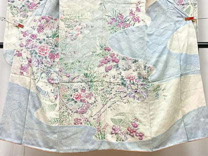 平和屋着物■豪華振袖　花鳥文　正絹　逸品　CABG6675xe