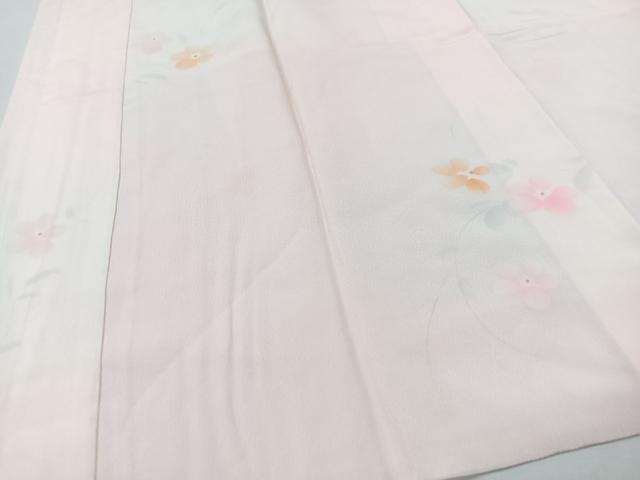 平和屋着物■長襦袢　袷　舞花文　正絹　逸品　CABG6683xe
