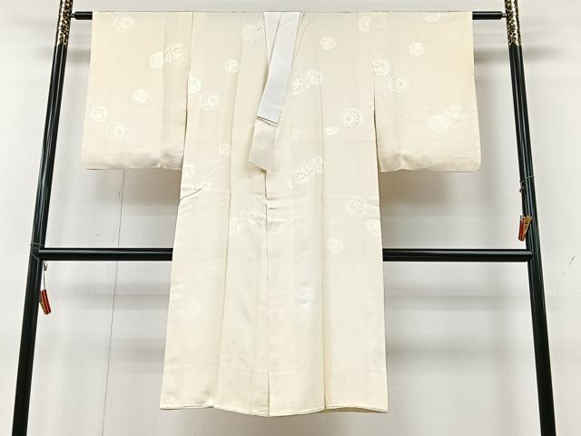 平和屋着物■長襦袢　袷　毬地紋　正絹　逸品　CABG6684xe