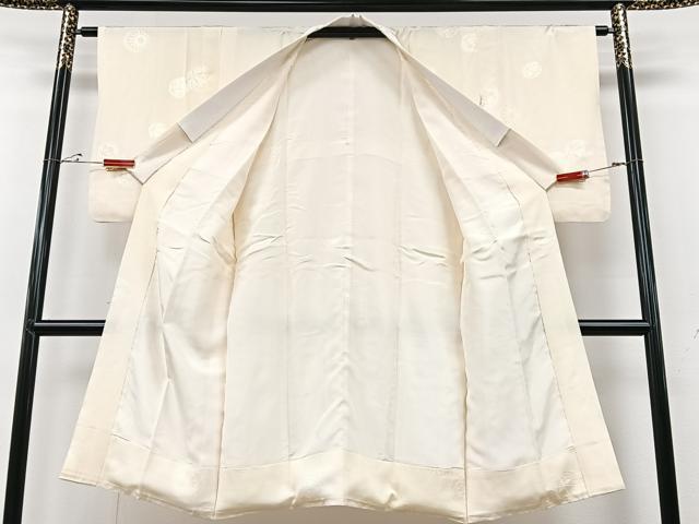 平和屋着物■長襦袢　袷　毬地紋　正絹　逸品　CABG6684xe