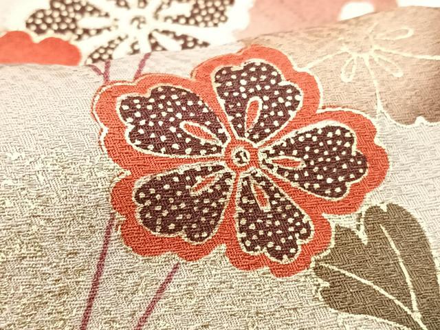 平和屋着物■豪華色留袖　草花文　暈し染め　金彩　正絹　逸品　CABG6686xe