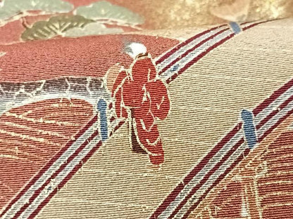 平和屋着物■豪華色留袖　作家物　渡り橋風景文　暈し染め　金彩　正絹　逸品　CABG6687xe