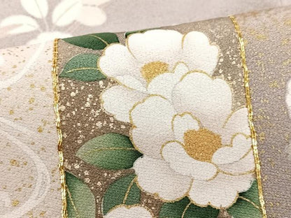 平和屋着物■豪華色留袖　駒刺繍　短冊華鳥文　金彩　正絹　逸品　CABG6688xe