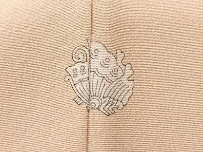 平和屋着物■豪華色留袖　駒刺繍　飛鶴花文　金彩　正絹　逸品　CABG6690xe