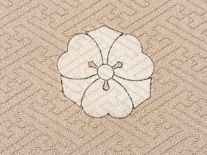 平和屋着物■豪華色留袖　駒刺繍　立波扇面花文　金彩　正絹　逸品　CABG6695xe