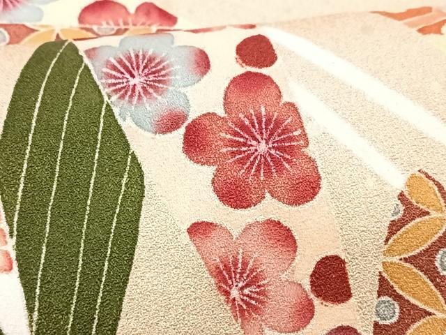 平和屋着物■豪華色留袖　作家物　笹竹花文　正絹　逸品　CABG6702xe