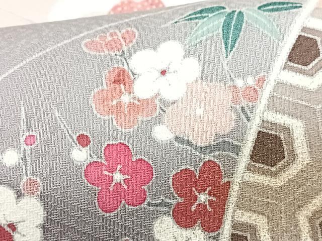 平和屋着物■訪問着　扇面花文　暈し染め　正絹　逸品　CABG6708xe