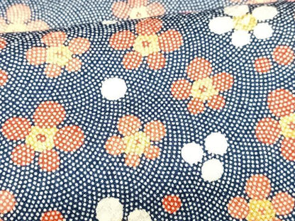 平和屋着物■訪問着　花尽くし　鮫小紋柄　正絹　逸品　CABG6711xe