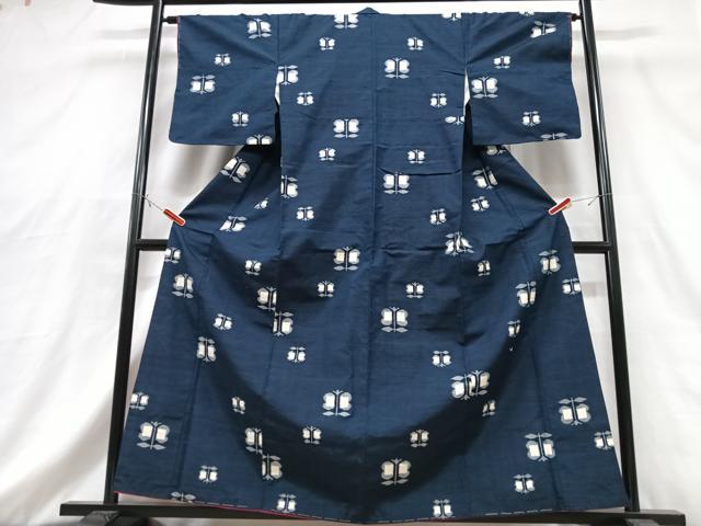平和屋着物■上質な紬　舞花文　正絹　逸品　CABG6712xe