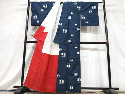 平和屋着物■上質な紬　舞花文　正絹　逸品　CABG6712xe