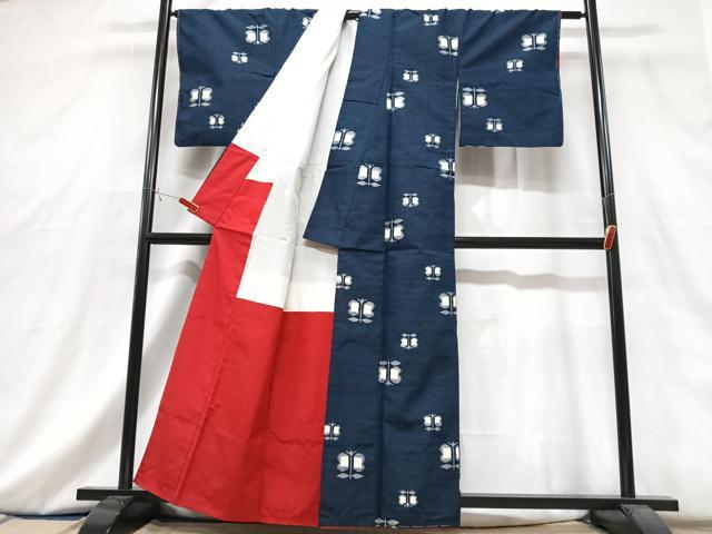 平和屋着物■上質な紬　舞花文　正絹　逸品　CABG6712xe