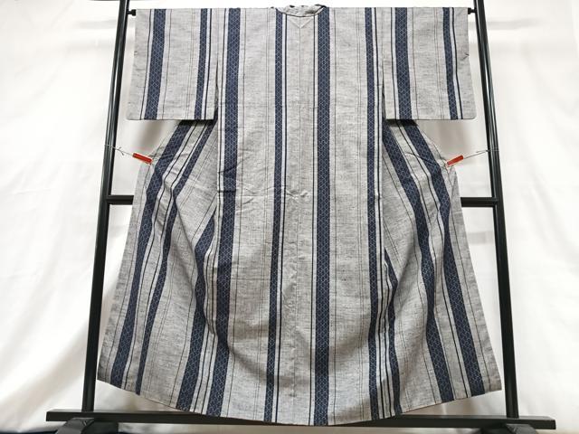 平和屋着物■上質な紬　間道　正絹　逸品　CABG6714xe