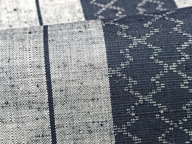 平和屋着物■上質な紬　間道　正絹　逸品　CABG6714xe