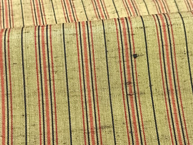 平和屋着物■上質な紬　縞　正絹　逸品　CABG6721xe