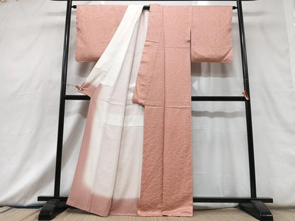 平和屋着物■上質な小紋　芝草文　正絹　逸品　CABG6722xe