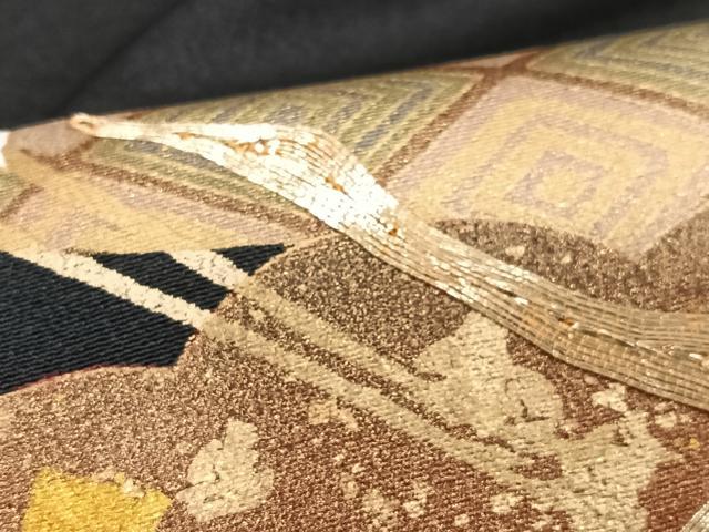 平和屋着物■豪華黒留袖 駒刺繍 飛鶴吉祥花文 金彩 正絹 逸品 CABG6736xe