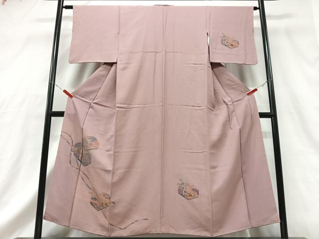 平和屋着物■訪問着　文箱花文　正絹　逸品　CABG6746xe