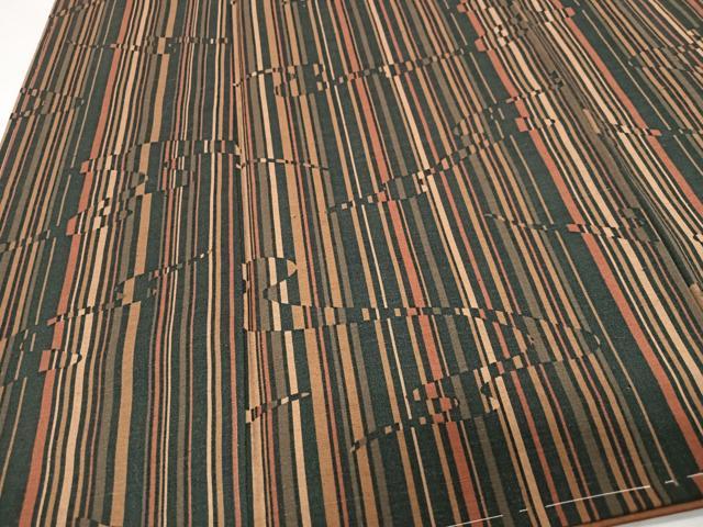 平和屋着物■上質な紬　縞　正絹　逸品　未使用　CABG6748xe