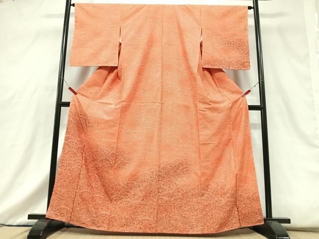 平和屋着物■上質な紬　扇文　正絹　逸品　CABG6749xe
