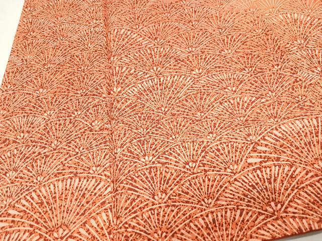 平和屋着物■上質な紬　扇文　正絹　逸品　CABG6749xe