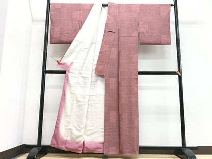 平和屋着物■上質な小紋　寄せ小紋柄　正絹　逸品　CABG6765xe