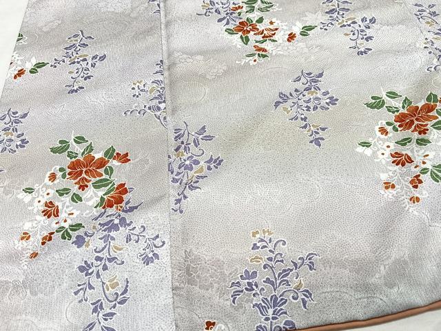 平和屋着物■小紋　草花文　洗える着物　CABG6771xe
