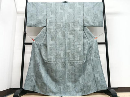 平和屋着物■小紋　正倉院草花文　洗える着物　CABG6773xe