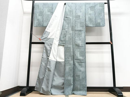 平和屋着物■小紋　正倉院草花文　洗える着物　CABG6773xe