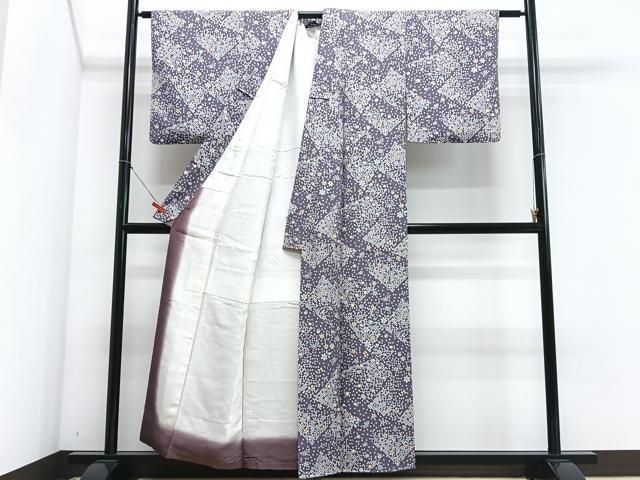 平和屋着物■上質な小紋　舞花文　正絹　逸品　CABG6790xe