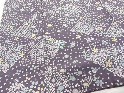 平和屋着物■上質な小紋　舞花文　正絹　逸品　CABG6790xe