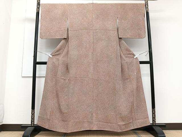 平和屋着物■上質な小紋　作家物　霞文　たたき染め　鈴乃屋扱い　正絹　逸品　CABG6806xi