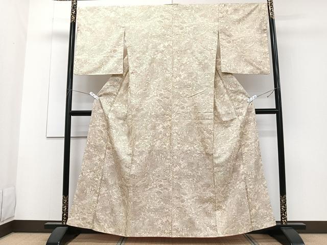 平和屋着物■上質な小紋　人物風景文　正絹　逸品　CABG6818xi