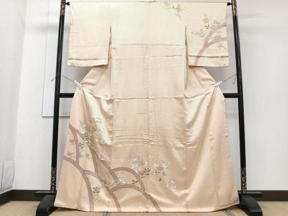 平和屋着物■訪問着　橘　金彩　西武百貨店扱い　正絹　逸品　CABG6834xi