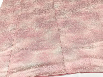 平和屋着物■上質な小紋　草重ね文　暈し染め　正絹　逸品　CABG6836xi