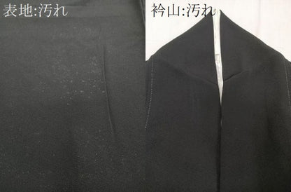 平和屋着物■豪華黒留袖　作家物　駒刺繍　飛鳥丸花文　金彩　正絹　逸品　CABG6839xi