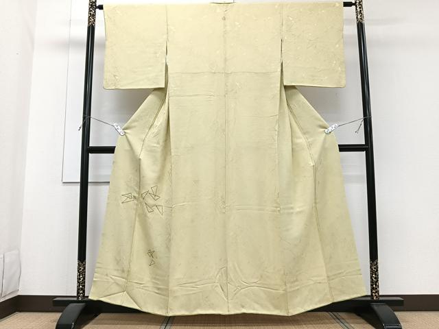 平和屋着物■豪華色留袖　幾何学地紋　金糸　正絹　逸品　CABG6841xi