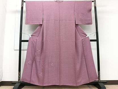 平和屋着物■中国三大刺繍　スワトウ刺繍　相良刺繍　無地絵羽訪問着　正倉院花文　菖蒲色　正絹　逸品　CABG6848xi