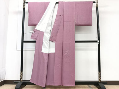 平和屋着物■中国三大刺繍　スワトウ刺繍　相良刺繍　無地絵羽訪問着　正倉院花文　菖蒲色　正絹　逸品　CABG6848xi
