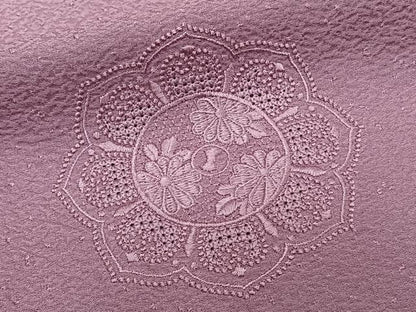平和屋着物■中国三大刺繍　スワトウ刺繍　相良刺繍　無地絵羽訪問着　正倉院花文　菖蒲色　正絹　逸品　CABG6848xi