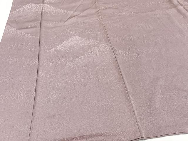平和屋着物■色留訪問着　色無地　遠山地紋　梅鼠色　正絹　逸品　CABG6852xi