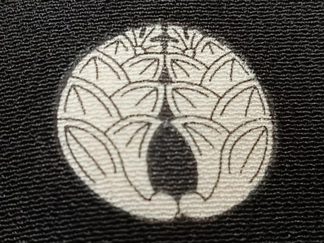 平和屋着物■豪華黒留袖　籬花文　鶴　金彩　正絹　逸品　CABG6857xi