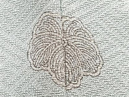 平和屋着物■訪問着　刺繍　渡橋花文　金彩　正絹　逸品　CABG6861xi
