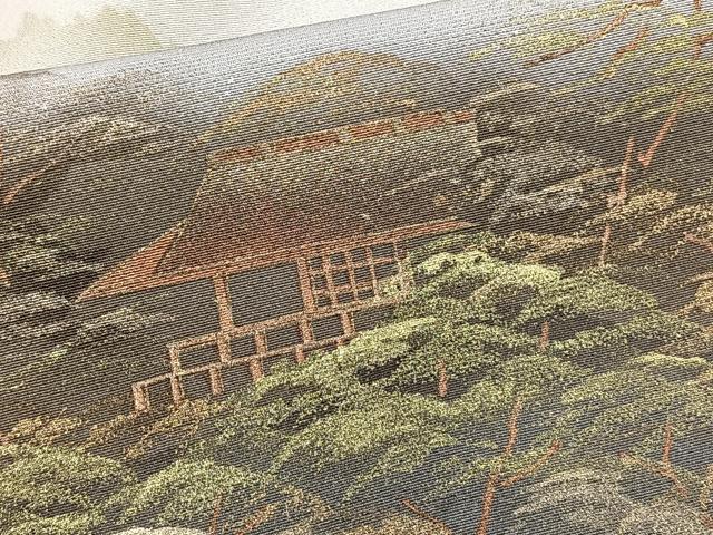 平和屋着物■豪華色留袖　遠山風景文　暈し染め　金彩　正絹　逸品　CABG6865xi