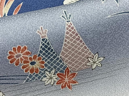 平和屋着物■訪問着　流水御所解花文　松竹梅　暈し染め　正絹　逸品　未使用　CABG6866xi