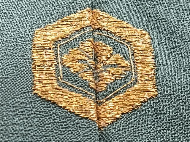 平和屋着物■訪問着　駒刺繍　絞り　枝松文　金彩　正絹　逸品　CABG6873xi