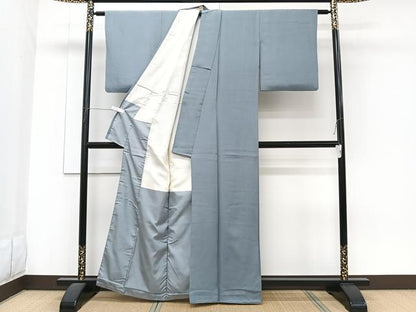平和屋着物■上質な色無地　舛花色　正絹　逸品　CABG6887xi