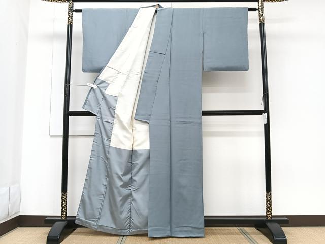 平和屋着物■上質な色無地　舛花色　正絹　逸品　CABG6887xi