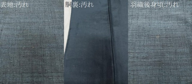 平和屋着物■男性　紬　アンサンブル　霞文　正絹　逸品　CABG6888xi