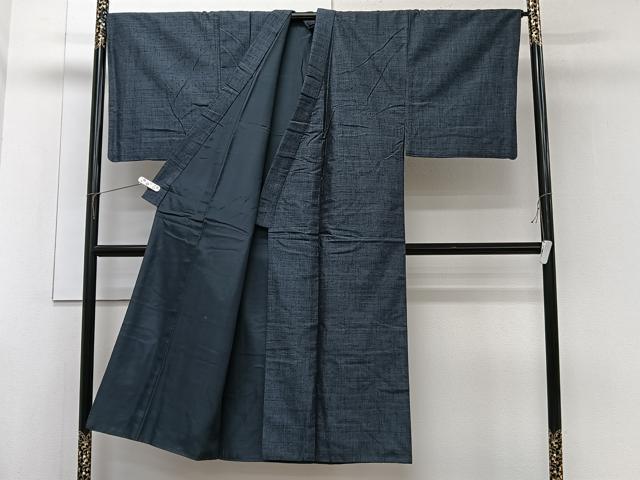 平和屋着物■男性　紬　アンサンブル　霞文　正絹　逸品　CABG6888xi