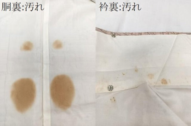 平和屋着物■上質な紬　手描き　草花文　正絹　逸品　CABG6896xi